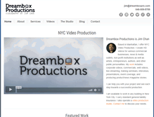 Tablet Screenshot of dreamboxpro.com